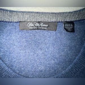 Vintage Men’s Saks Fifth Avenue Cashmere Sweater - Sz XL